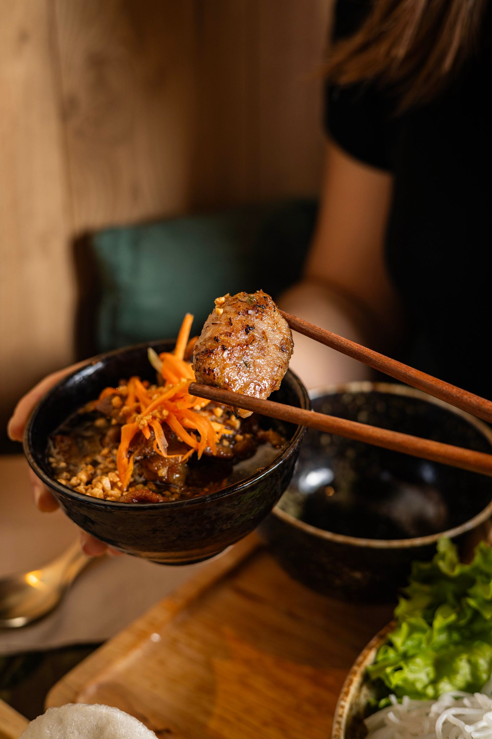Plat préparé à la main